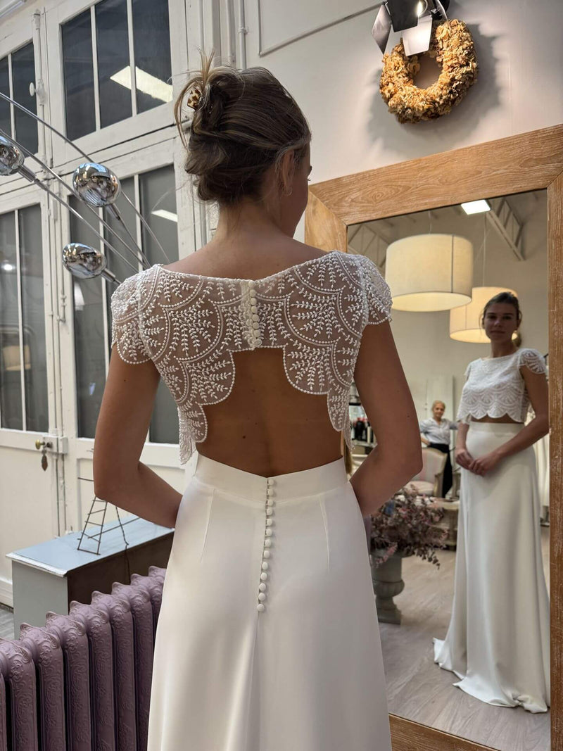 Dreamy Top and Purple Skirt 