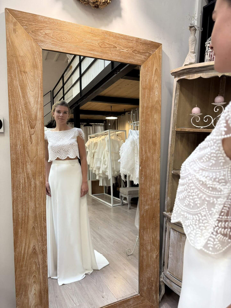 Dreamy Top and Purple Skirt 