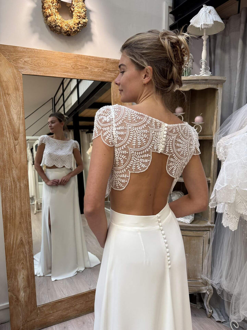 Dreamy Top and Purple Skirt 